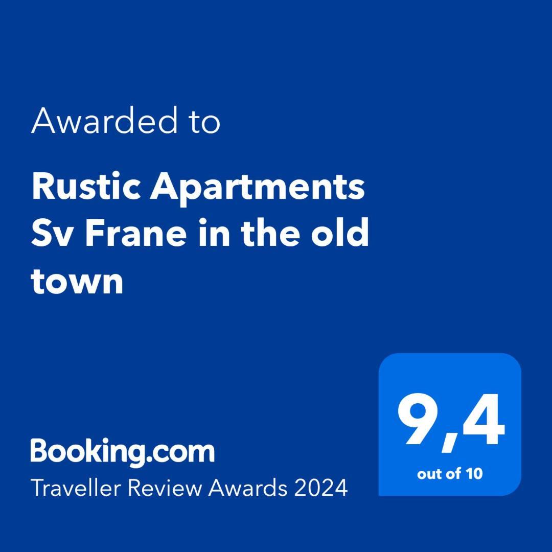 Rustic Apartments Sv Frane In The Old Town Šibenik Eksteriør billede